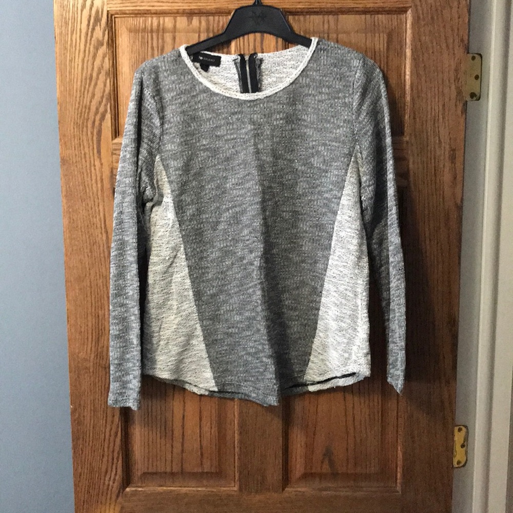 AB studio grey pullover sweater